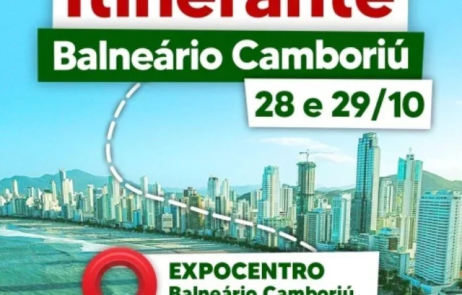 Alesc Itinerante: Balneário Camboriú recebe programa em outubro