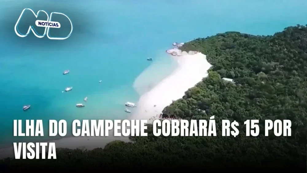 Ilha do Campeche inicia cobrança de tarifa de R$ 15