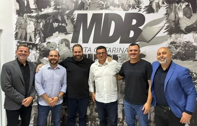 João Cobalchini passa presidência do MDB a Coronel Márcio Alves