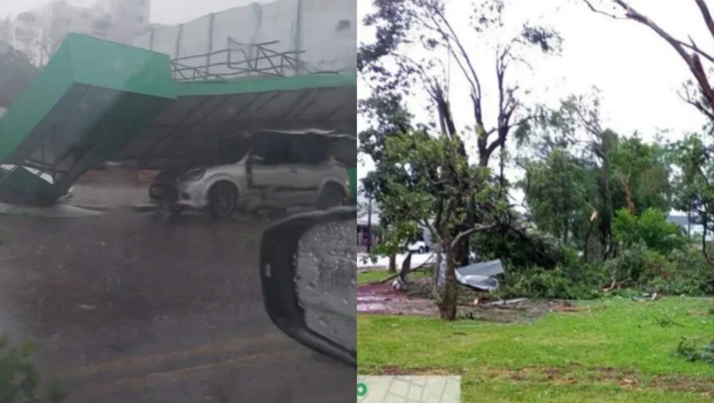 Destruição em Xanxerê: Tempestade Severas Causam Danos