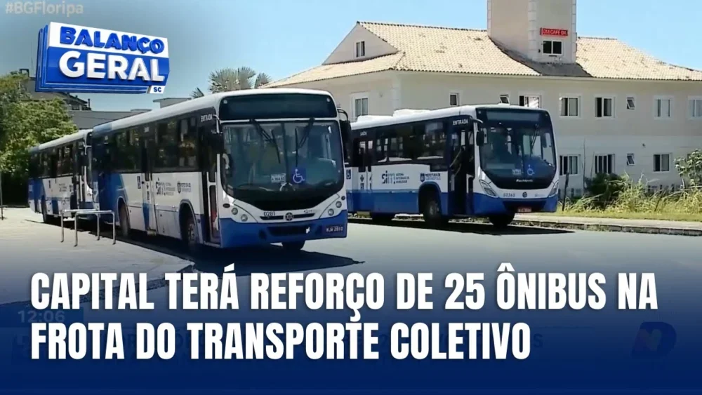 Florianópolis receberá 25 novos ônibus até 2026