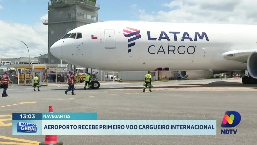 Aeroporto de Navegantes Inaugura Voo Cargueiro Internacional