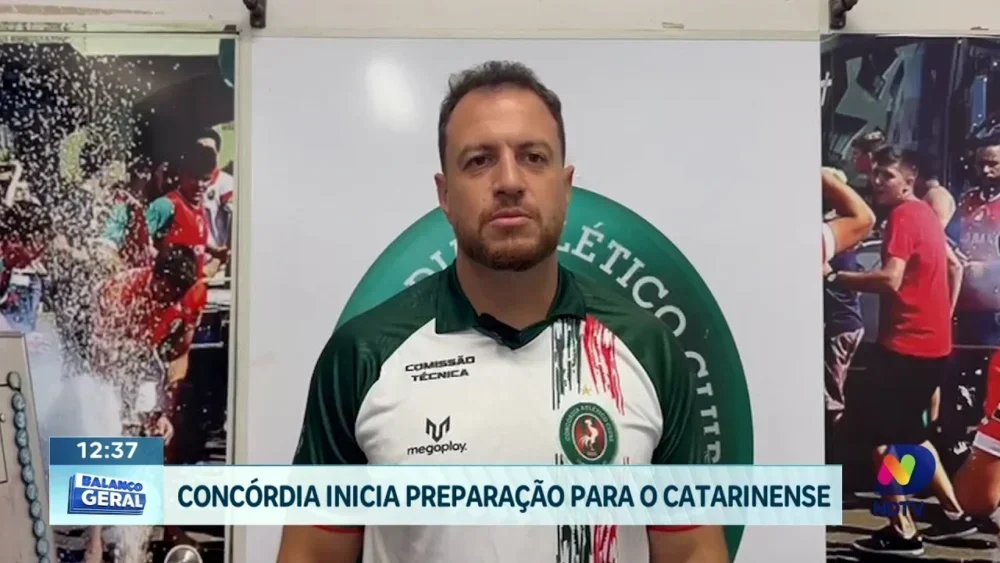 Concórdia inicia treinos para o Campeonato Catarinense 2024