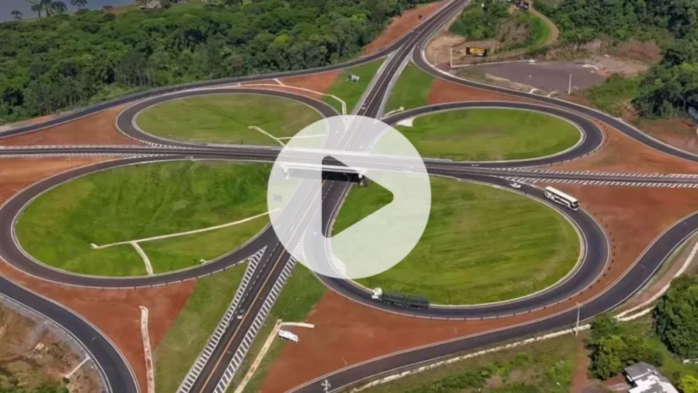 Corredor logístico é inaugurado em SC com novo elevado