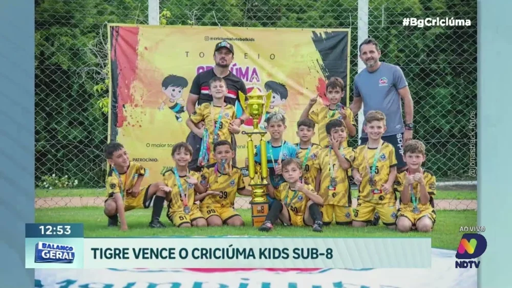 Criciúma Kids Sub-8: Tigre é campeão nos campos do Mampituba