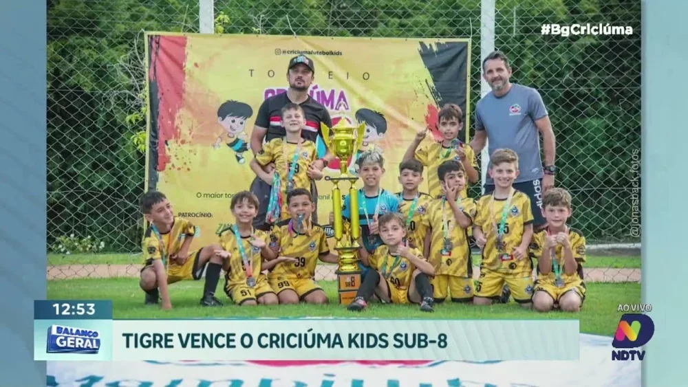Criciúma Kids Sub-8: Tigre é campeão nos campos do Mampituba