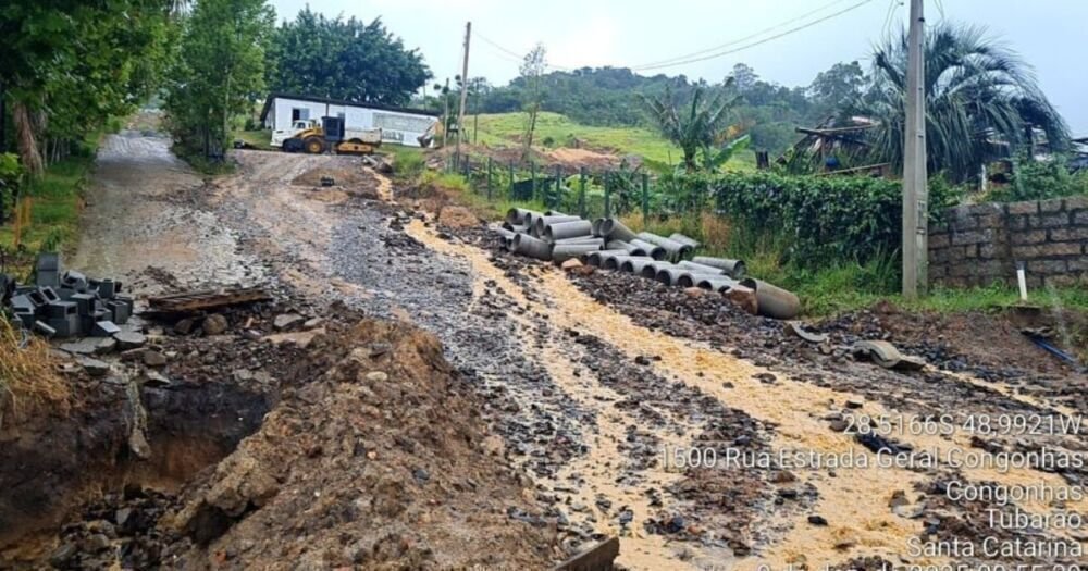 Estragos do Ciclone em Tubarão: Um Retrato da Devastação
