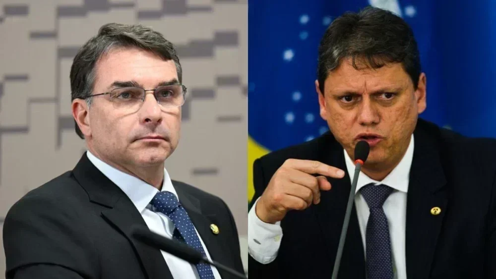 Flávio Bolsonaro comenta sobre candidatura e mercado financeiro