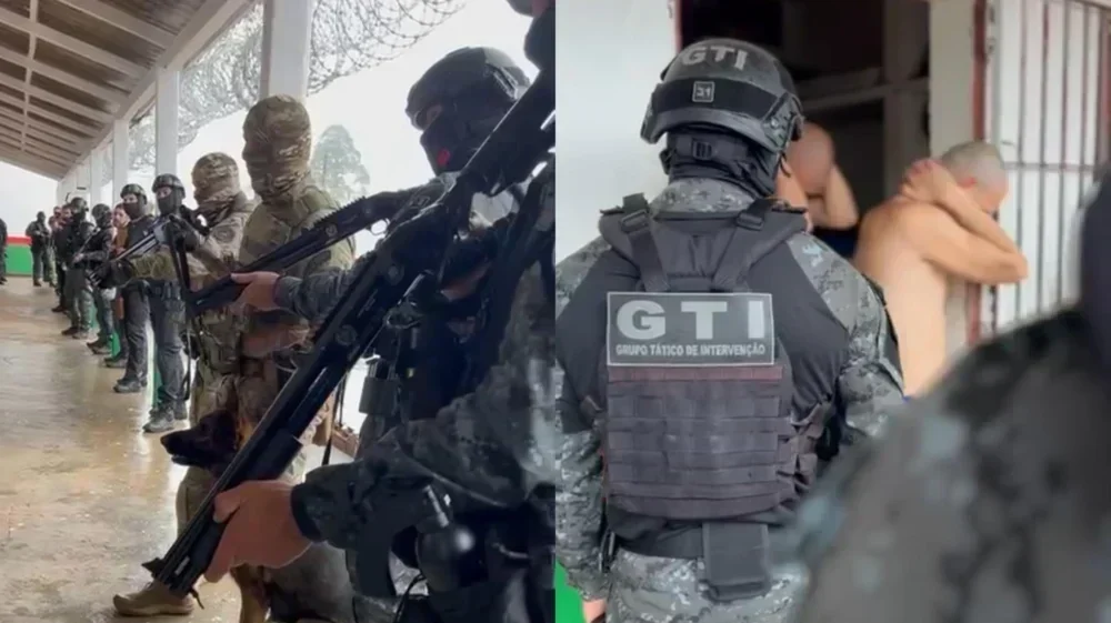 GTI realiza operação em presídios de SC para segurança no Natal