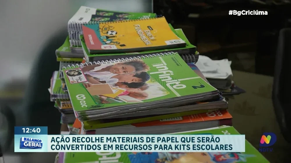 Iniciativa em Tubarão Renova Material Escolar para Crianças