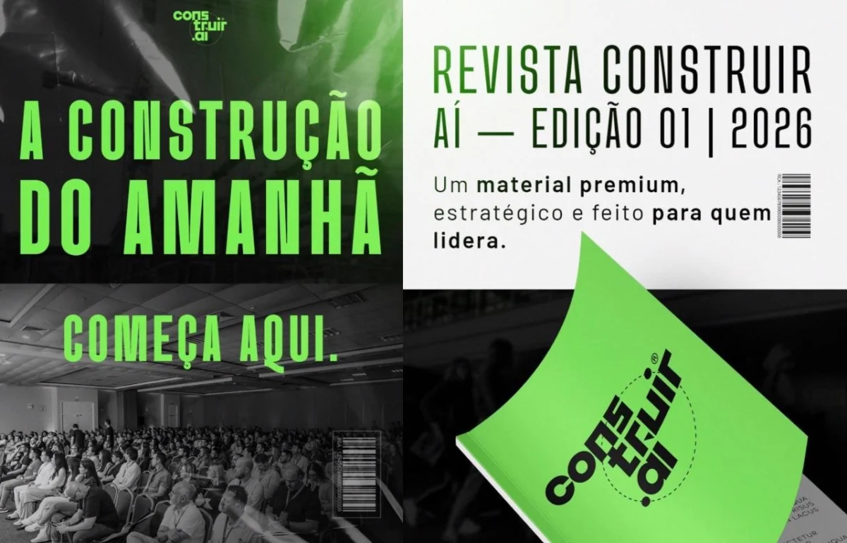 Construir Aí lança revista premium em 2026 com tendências e influências do setor