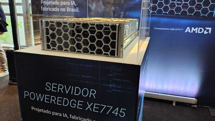 Dell lança PowerEdge XE7745 no Brasil e promete revolução na inteligência artificial