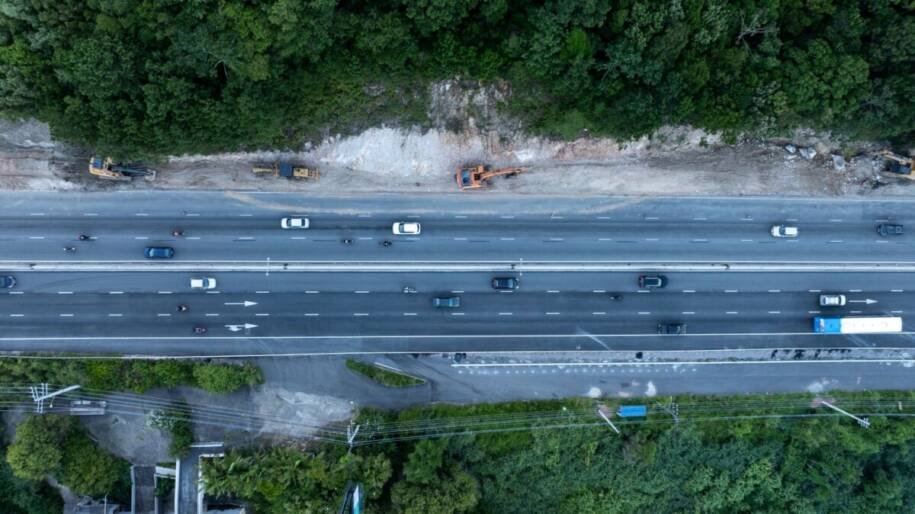 Governador Jorginho Mello retoma obras da SC-401 e promete melhorias no trânsito