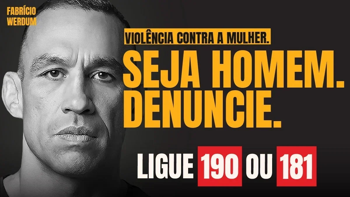 Governo de Santa Catarina lança campanha “Seja homem. Denuncie”.