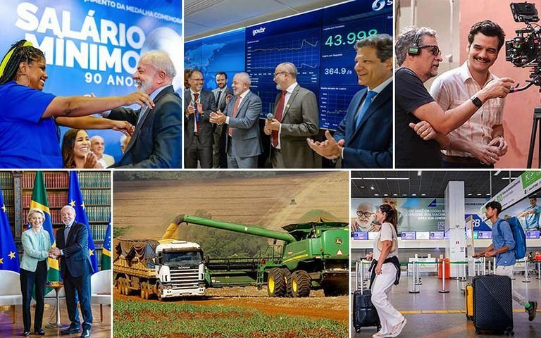 Lula celebra 90 anos do salário mínimo e anuncia acordo Mercosul-UE histórico