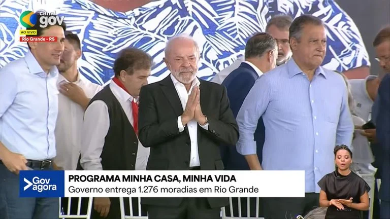 Lula entrega 1.276 moradias do Minha Casa, Minha Vida em Rio Grande (RS)