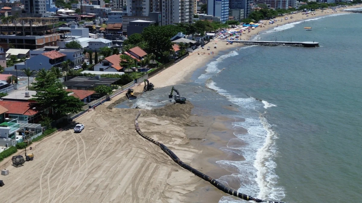 Prefeitura de Balneário Piçarras inicia monitoramento 24h da megaobra na Praia Central