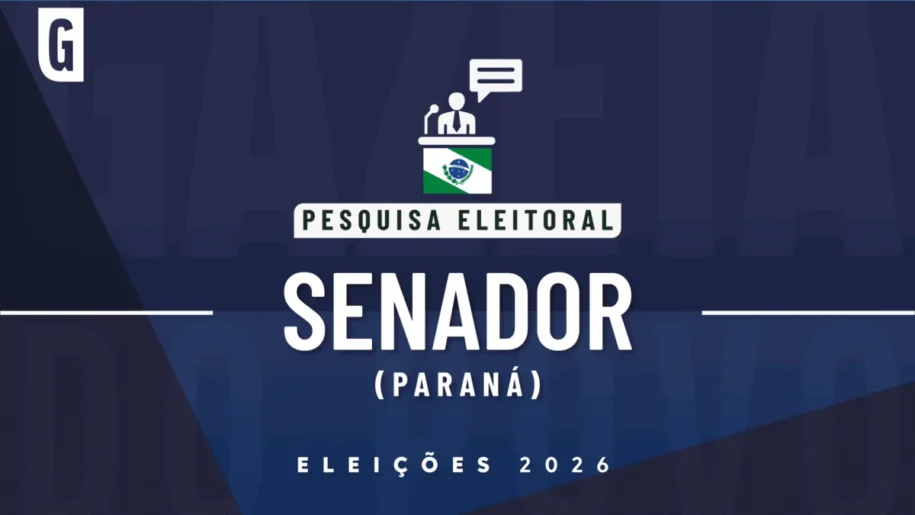 Ratinho Junior lidera intenções de voto para senador no Paraná, revela pesquisa 100% Cidades/Futura