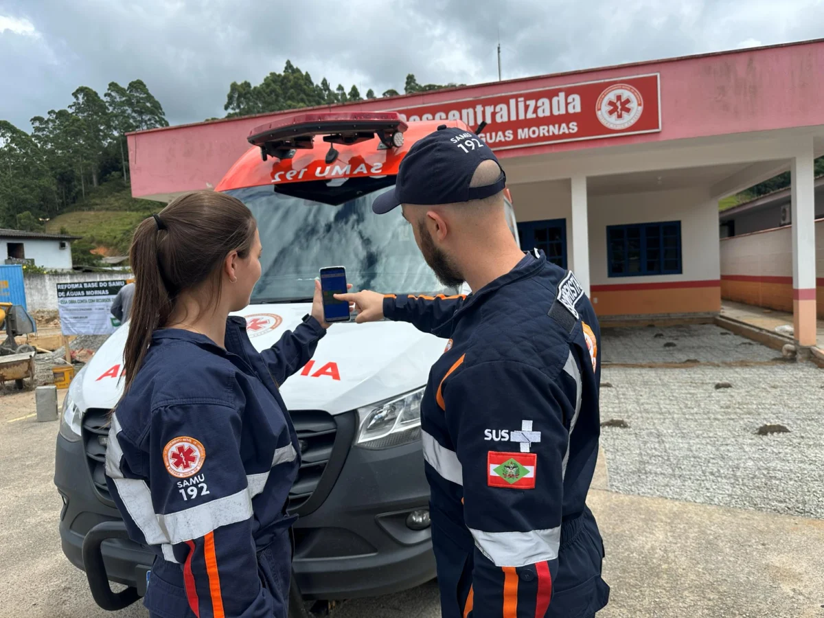 SAMU de Santa Catarina instala aplicativo ‘Ares Resgate’ e promete atendimento mais ágil