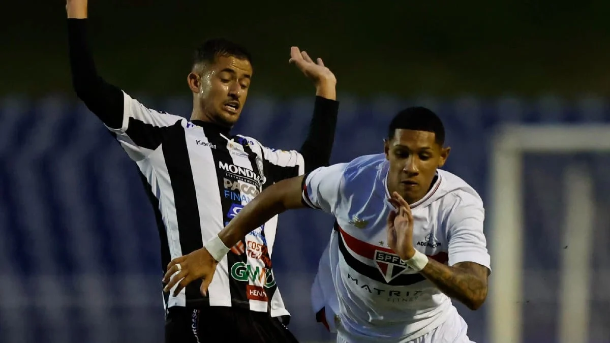 São Paulo humilha Operário com 5×1 e encerra sonho na Copinha após reação