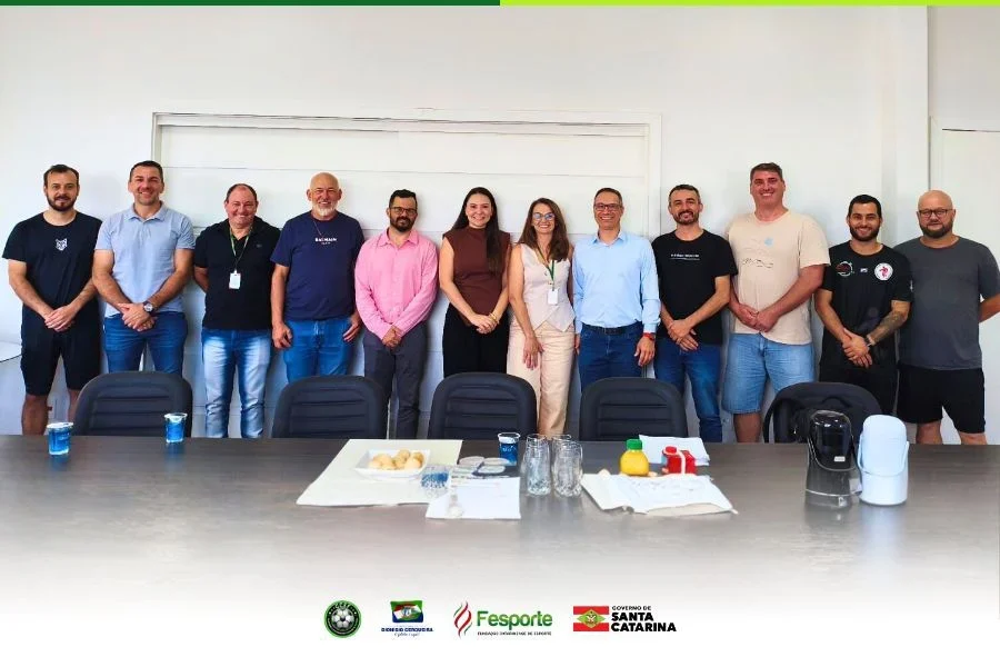 Fesporte alinha detalhes com Dionísio Cerqueira para evento estadual em novembro