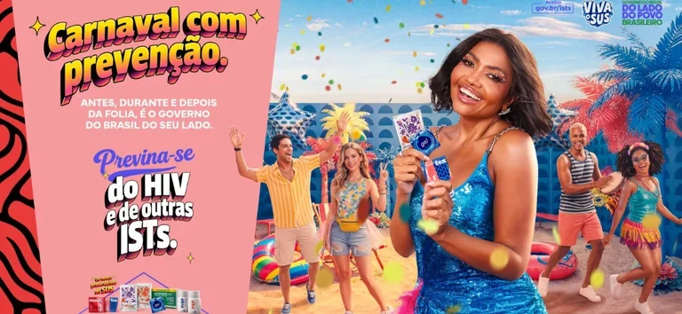 Gaby Amarantos lidera campanha de carnaval e reforça uso de preservativos no Brasil