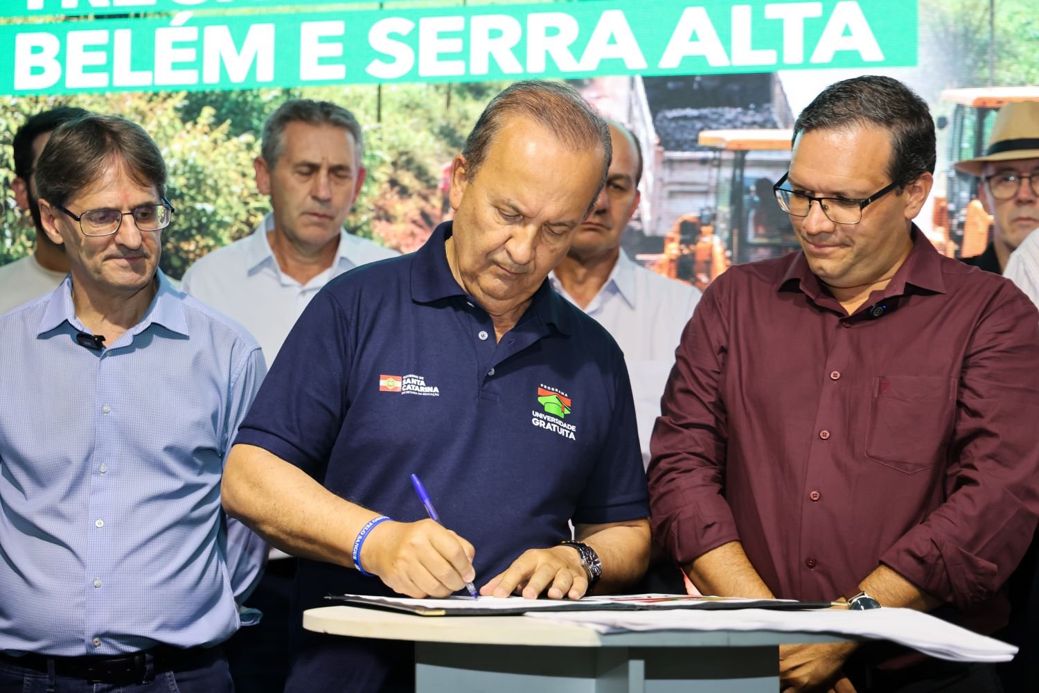 Governador Jorginho Mello anuncia pavimentação histórica em Herval d’Oeste