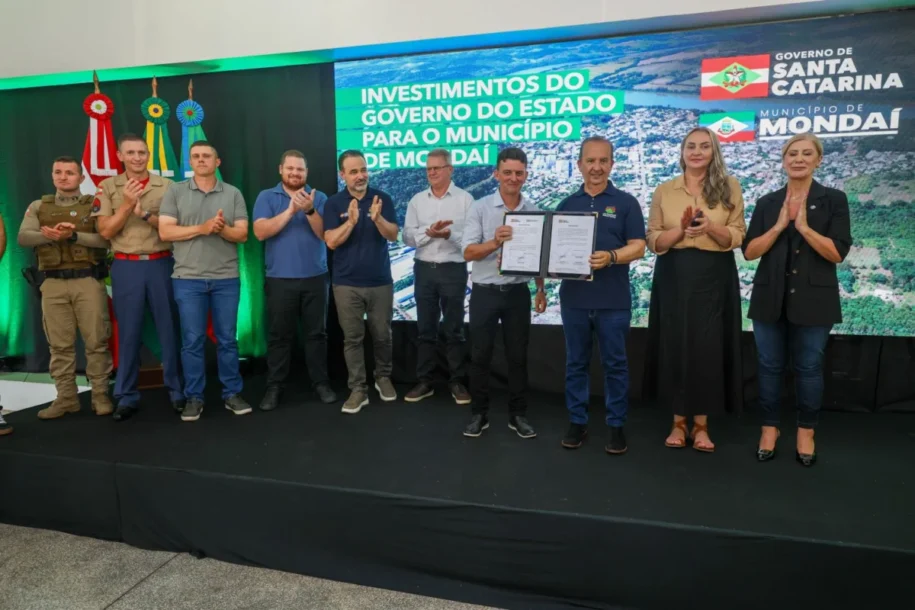 Governador Jorginho Mello autoriza R$ 21 milhões em investimentos para Mondaí