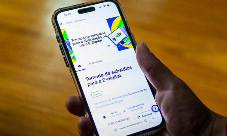 Governo do Brasil inicia consulta pública para definir E-Digital até 2031