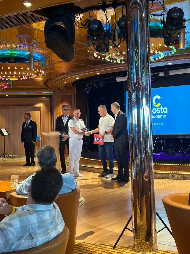 Itajaí é homenageada pela Costa Cruzeiros em evento no Costa Diadema