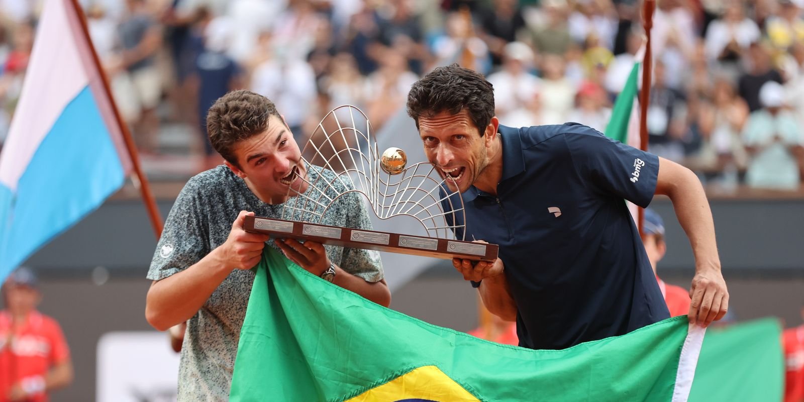 João Fonseca e Marcelo Melo conquistam título histórico no Rio Open 2026