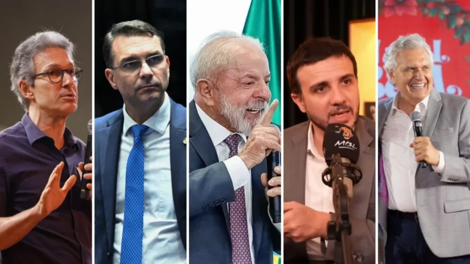 Lula e Flávio Bolsonaro disputam a Presidência em clima de tensão política