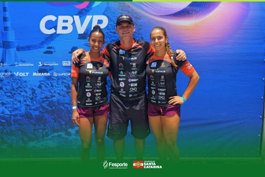 Mariana Matos e Barbara Tavares Carvalho conquistam terceiro título em Navegantes