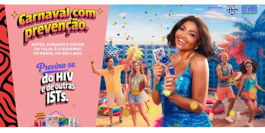 Ministério da Saúde reforça uso de preservativos e alerta para 60% da população