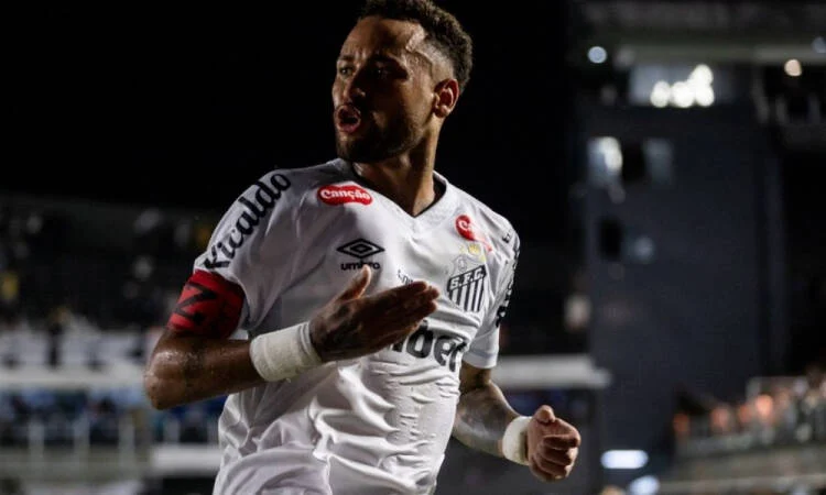 Neymar brilha, faz 2 gols e leva Santos à vitória sobre Vasco na Vila Belmiro
