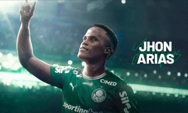 Palmeiras contrata Jhon Arias até 2029 e reforça ataque com ídolo do Fluminense