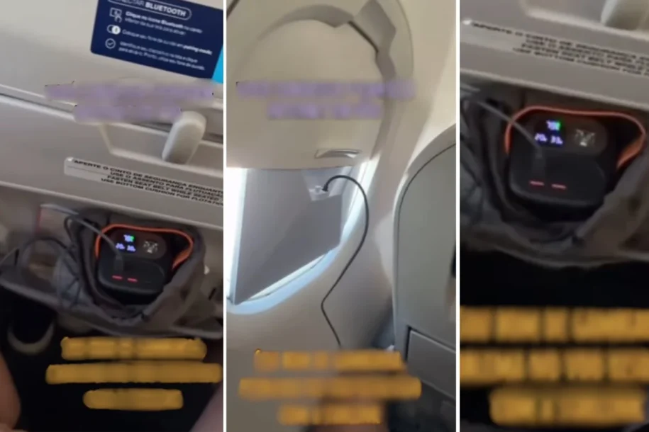 Passageiro provoca investigação após usar bateria portátil proibida em voo da Starlink