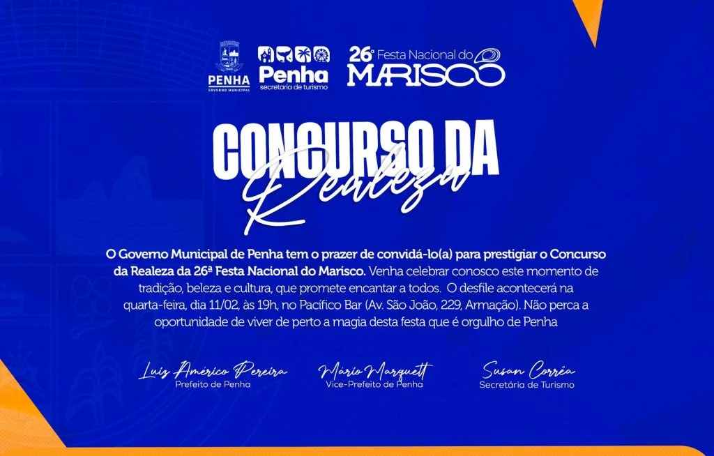 Penha: Concurso da Realeza da 26ª Festa Nacional do Marisco agita o Pacífico Bar!