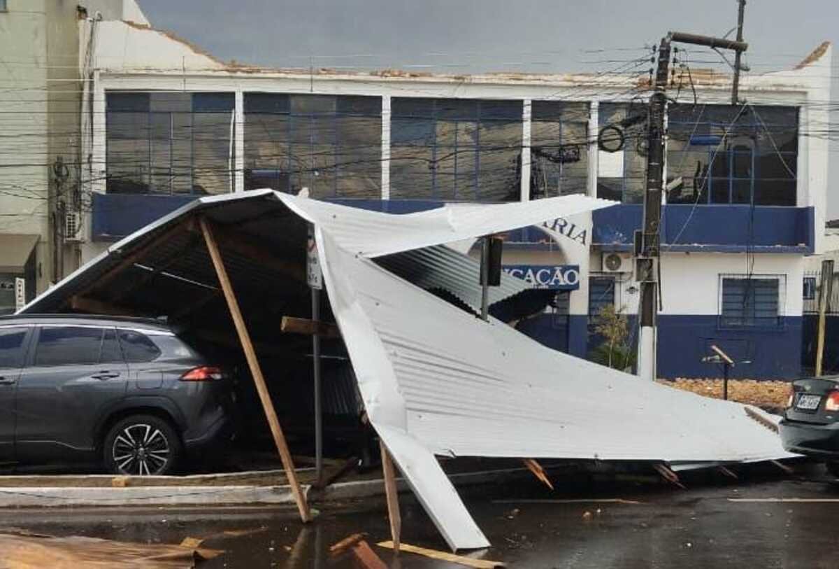 Prefeito Eduardo Campos relata estragos de temporal em Ponta Porã e MS