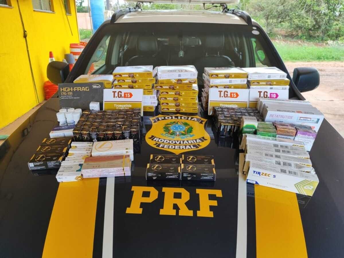 PRF apreende R$ 6 milhões em canetas emagrecedoras e revela rotas do contrabando
