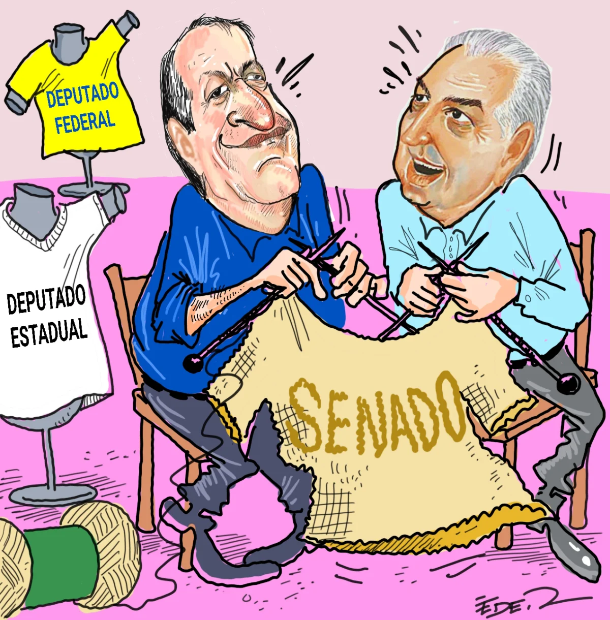 Reinaldo Azambuja e Valdemar Costa Neto articulam chapa para reeleição em MS