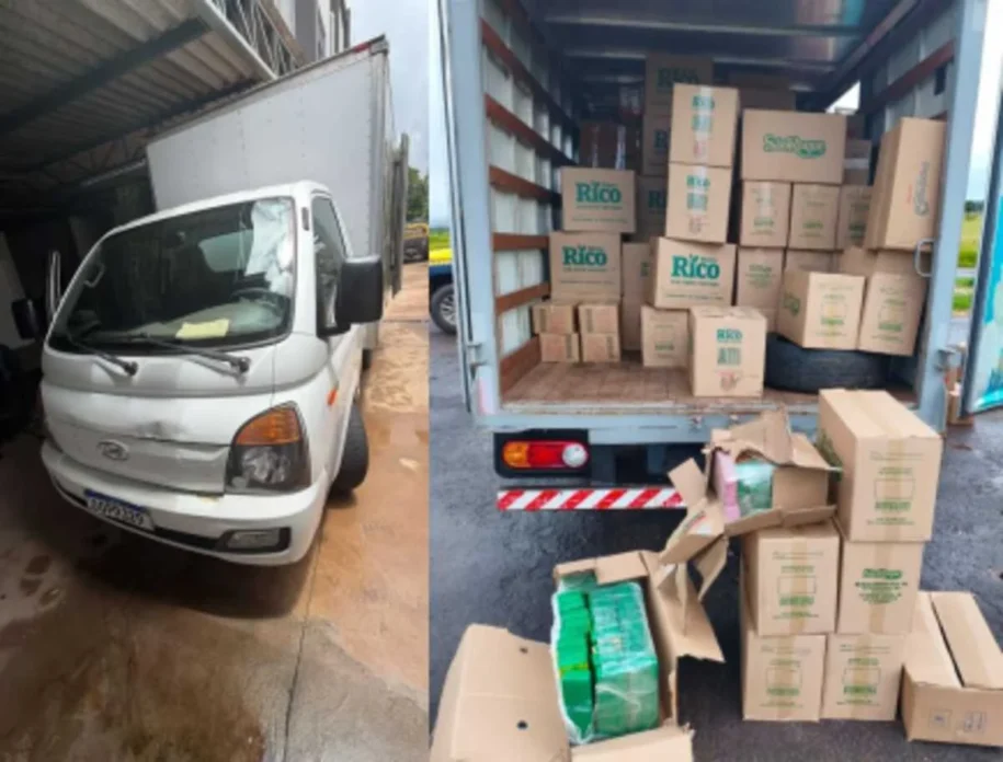 Reinaldo Conradi Gonçalves é preso com 1.024,8 kg de maconha em caminhão roubado