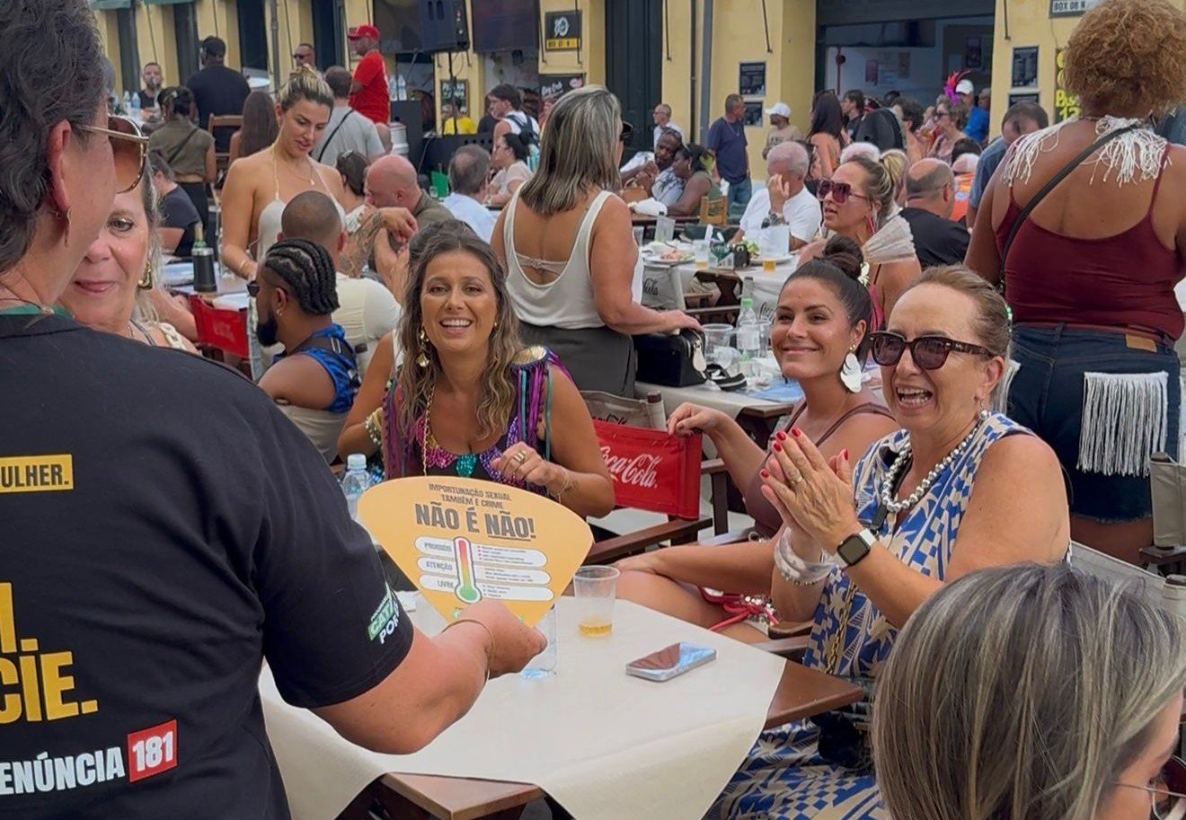 Sabrina Mores lidera ação contra importunação sexual no Carnaval de Florianópolis