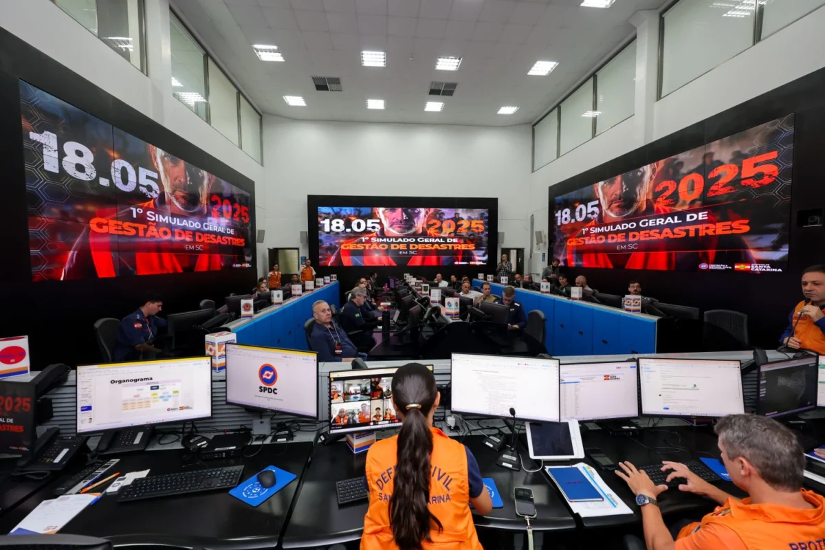 Santa Catarina testa resposta a desastres com simulado em 1º de março; inscreva-se até 27/02!