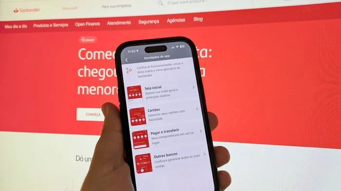 Santander revela novo app com gestão de cartões e migração de correntistas em 2025