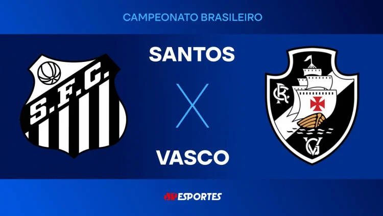 Santos e Vasco se enfrentam em duelo decisivo na Vila Belmiro; saiba onde assistir