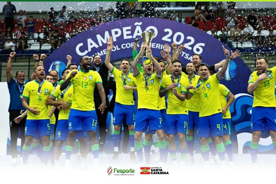 Seleção Brasileira conquista 12º título da Copa América com catarinenses em destaque