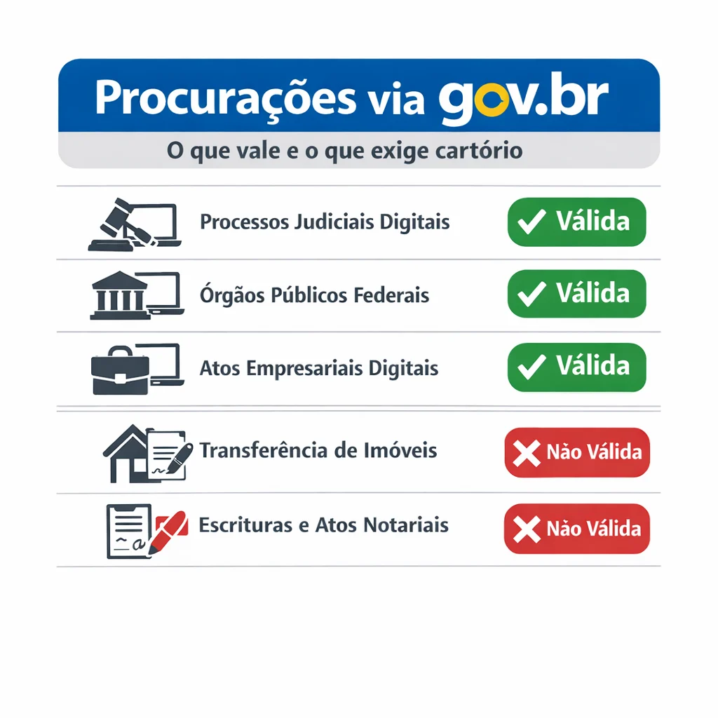 STJ valida procurações do gov.br e elimina necessidade de cartório