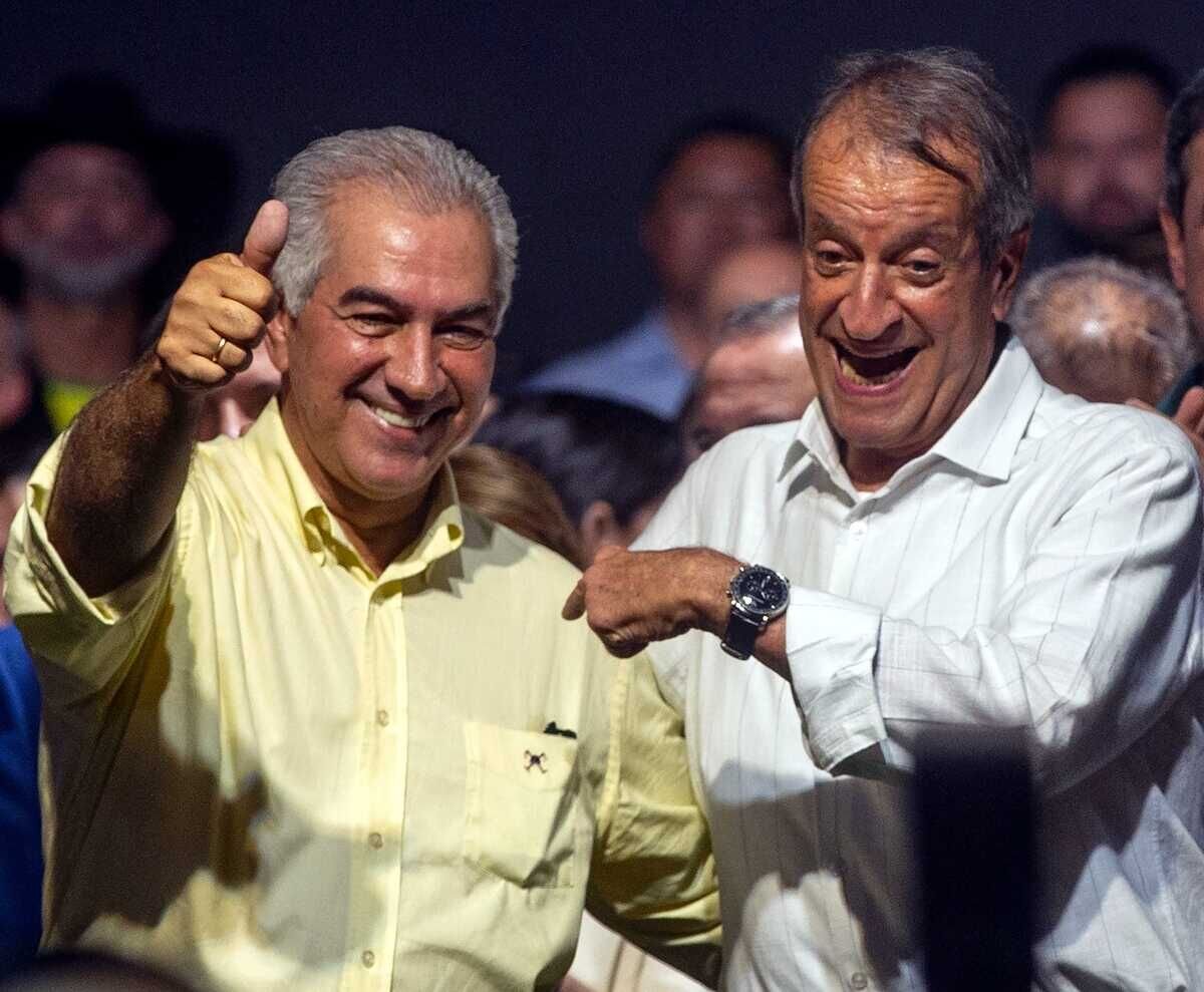 Valdemar Costa Neto e Reinaldo Azambuja definem estratégias para Flávio Bolsonaro