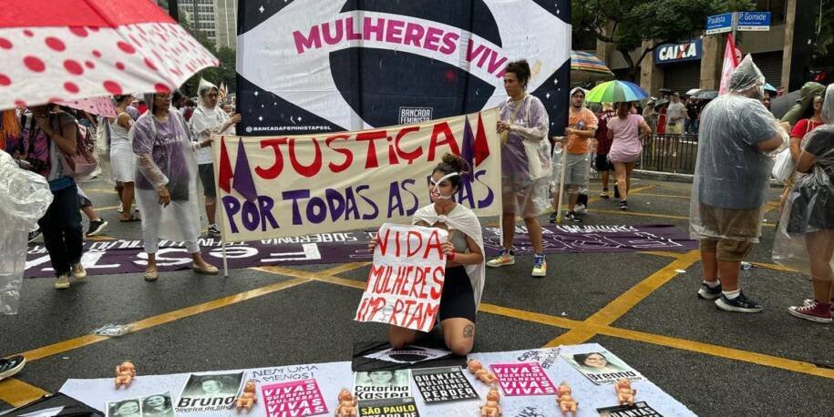 Alice Ferreira e milhares de mulheres pedem fim da violência em SP e mudanças urgentes